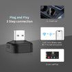 Wireless CarPlay Adapter 2025 Upgrade Wired CarPlay to Wireless,Mini USB Design for Cars with Built-in Wired CarPlay Plug and Play