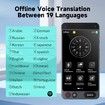 Offline Language Translator Device,Instant Translator No WiFi Needed,142 Languages Two Way Real-Time Voice Translation for Business Learning Travel