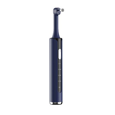 Tooth Polisher,Rechargeable Teeth Polisher with 5 Brush Heads,4 Speed Modes,Tooth Whitening Kit,3 Polish Pastes,IPX6 Waterproof Teeth Cleaning Tools,Blue