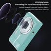 4k HD Digital Camera, 50 Million Photos Kids Camera 16x Zoom Anti Shaking Proof Home Portable Mini Photography Cameras Color Green