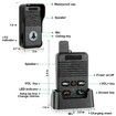 Wireless Doorbell 1000ft Range Waterproof Full Doorbell Two Way Communication 8 Volume Levels 4 Chime
