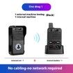 Wireless Doorbell 1000ft Range Waterproof Full Doorbell Two Way Communication 8 Volume Levels 4 Chime