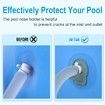 2 Pcs Swimming Pool Pipe Holders, Above Ground Swimming Pool Hose Support Holder with Tape, Designed Compatible with Intex Pools