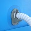 2 Pcs Swimming Pool Pipe Holders, Above Ground Swimming Pool Hose Support Holder with Tape, Designed Compatible with Intex Pools