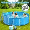2 Pcs Swimming Pool Pipe Holders, Above Ground Swimming Pool Hose Support Holder with Tape, Designed Compatible with Intex Pools