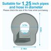 2 Pcs Swimming Pool Pipe Holders, Above Ground Swimming Pool Hose Support Holder with Tape, Designed Compatible with Intex Pools