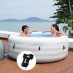 4 Sets Spa Hot Tub Cover Clips, Hot Tub Cover Broken Latch Repair Kit, Replacement 4 Latches Clip Locks for Spa Cover Straps