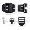 4 Sets Spa Hot Tub Cover Clips, Hot Tub Cover Broken Latch Repair Kit, Replacement 4 Latches Clip Locks for Spa Cover Straps