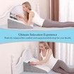 20.5cm Wedge Pillow for Sleeping Bed Wedge Pillow for After Surgery Triangle Elevated Pillow Wedge,Air Layer Removable Machine Wash Cover Memory Foam Top