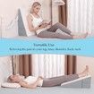 20.5cm Wedge Pillow for Sleeping Bed Wedge Pillow for After Surgery Triangle Elevated Pillow Wedge,Air Layer Removable Machine Wash Cover Memory Foam Top
