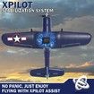 4 Channel RC Plane - Ready to Fly Aerobatic Aircraft, Easy Control for Beginners, F4U Corsair RC Airplane Best Gift for Kids Age 8 Up
