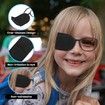 6Pcs Glasses Eye Patch Black Eye Patch, Reusable Lazy Eye Patch, Medical Eye Patches for Men Women to Treat Lazy Eye Amblyopia Strabismus
