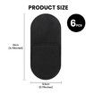 6Pcs Glasses Eye Patch Black Eye Patch, Reusable Lazy Eye Patch, Medical Eye Patches for Men Women to Treat Lazy Eye Amblyopia Strabismus