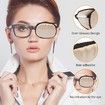 2Pcs Eye Patches for Men Women, Eye Patch for Glasses Silk Patch for Lazy Eye Amblyopia Strabismus and After Surgery, Brown