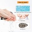 2Pcs Eye Patches for Men Women, Eye Patch for Glasses Silk Patch for Lazy Eye Amblyopia Strabismus and After Surgery, Leopard