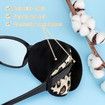 2Pcs Eye Patches for Men Women, Eye Patch for Glasses Silk Patch for Lazy Eye Amblyopia Strabismus and After Surgery, Leopard