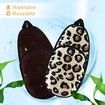 2Pcs Eye Patches for Men Women, Eye Patch for Glasses Silk Patch for Lazy Eye Amblyopia Strabismus and After Surgery, Leopard