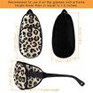 2Pcs Eye Patches for Men Women, Eye Patch for Glasses Silk Patch for Lazy Eye Amblyopia Strabismus and After Surgery, Leopard