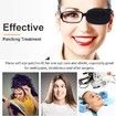 2Pcs Eye Patches for Men Women, Eye Patch for Glasses Silk Patch for Lazy Eye Amblyopia Strabismus and After Surgery, Black
