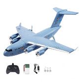 RC Airplane, 2CH RC Plane Ready to Fly, 2.4GHz C-17 Remote Control Airplane with 6-axis Gyro Stabilizer Aircraft for Beginners Boys Kids Men Women