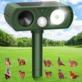 Solar Ultrasonic Animal Repellent,Cat Repellent Outdoor with Motion Detection Waterproof,Raccoon Squirrel Skunk Deer Rabbit Rodent Dog Deterrents