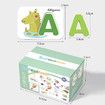 Montessori Wooden Spell Word Game Letter Cognitive Card Matching Games Early Learning Educational Toys For Kids