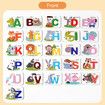 Montessori Wooden Spell Word Game Letter Cognitive Card Matching Games Early Learning Educational Toys For Kids