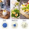 Egg Timer for Boiling Eggs, Boiled Egg Timer That Goes in Water Indicate Hard Medium Soft Boiled Eggs, BPA Free, Blue