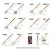 White 12 PCS Set NonStick Silicone Spatula Soup Spoon Food Grade Kitchenware High Temp Resistant Heat