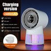 Portable Rechargeable Bug Zapper Desk Fan Bladeless 20 Gears Mosquito Zapper 2 in 1 For Patio Backyard Bedroom