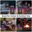 Solar Bug Zapper Outdoor Mosquito Zapper Waterproof Portable LED Flame UV Mosquito Killer with Storage Box Cordless Fly Lighting Lamp for Home Camping