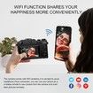 Digital Camera with WiFi,64MP Photography and 4K 5K Vlogging Camera Kit for YouTube,Front and Rear Dual Camera for Selfie,Equipped with 32GB Micro Card