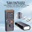 Anti Dog Bark Devices,Portable Ultrasonic Indoor Outdoor Dog Anti Barking Device with Flashlight,Rechargeable Dog Training Tool Color Black