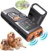 Anti Dog Bark Devices,Portable Ultrasonic Indoor Outdoor Dog Anti Barking Device with Flashlight,Rechargeable Dog Training Tool Color Black