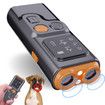 Anti Dog Bark Devices,Portable Ultrasonic Indoor Outdoor Dog Anti Barking Device with Flashlight,Rechargeable Dog Training Tool Color Black
