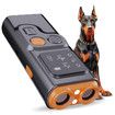 Anti Dog Bark Devices,Portable Ultrasonic Indoor Outdoor Dog Anti Barking Device with Flashlight,Rechargeable Dog Training Tool Color Black