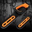 Garage Bike Rack with Tire Tray,Wall Mount Bike Hanging Storage System,Indoor Shed Wall Mount,Heavy Duty Holds Up to 30kg Color Black And Orange
