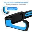 Garage Bike Rack with Tire Tray,Wall Mount Bike Hanging Storage System,Indoor Shed Wall Mount,Heavy Duty Holds Up to 30kg Color Black And Blue