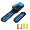 Garage Bike Rack with Tire Tray,Wall Mount Bike Hanging Storage System,Indoor Shed Wall Mount,Heavy Duty Holds Up to 30kg Color Black And Blue