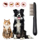 Electric Dog Grooming Brush Fine Tooth Grooming Tool Head Lice Comb Flea Comb for Dogs and Cats
