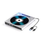 External Blu Ray Drive 7in1, Portable Blueray/DVD Drive for PC with USB 3.0/Type-C/SD/TF Card Ports, Blu Ray Burner for Windows XP/7/8/10/11 Mac Laptop