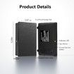 External Blu Ray Drive, Support 50G Disc Read/Write Bluray Drives, Portable 3D Blu Ray Burner with USB 3.0 and Type-C, Cd Player