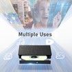 External Blu Ray Drive, Support 50G Disc Read/Write Bluray Drives, Portable 3D Blu Ray Burner with USB 3.0 and Type-C, Cd Player