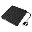 External CD/DVD Drive for Laptop, USB A/C 3.0 CD DVD Player Portable +/-RW Burner CD ROM Reader Writer Disk Duplicator
