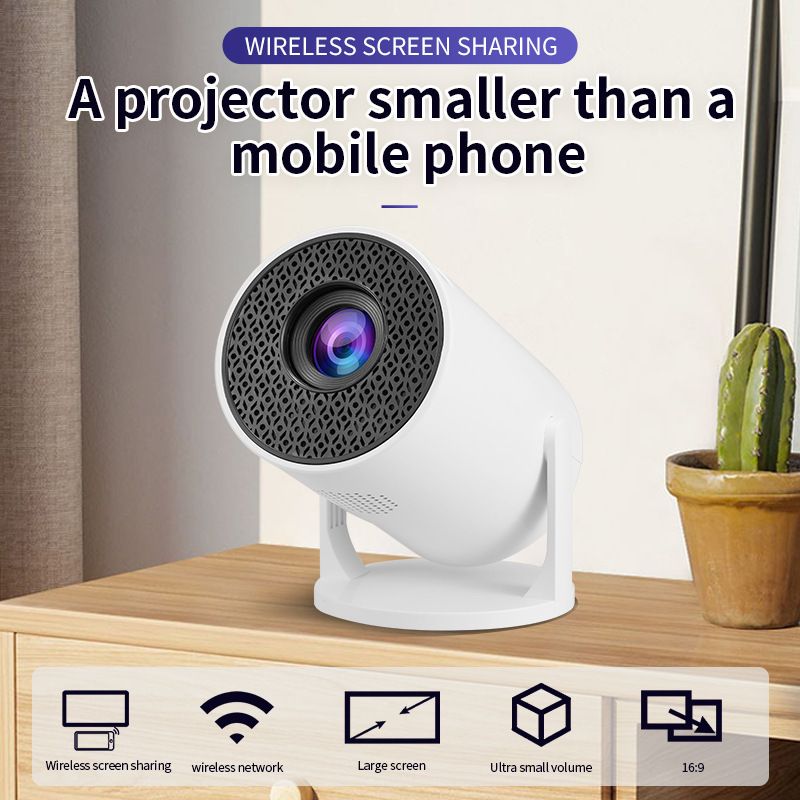 HY300 mini projector, ceiling movie projector, USB Cable 5V/2A, micro projector with wifi and bluetooth for mobile phone/tv stick/laptop