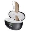 Rechargeable Hearing Aids for Seniors - BTE Digital Hearing Amplifier with Noise Cancelling for Moderate to Severe Hearing Loss, RIC 16 Channel