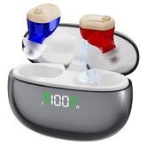 Rechargeable Hearing Aids for Seniors with Noise Cancelling 16-Channel Digital Chip Volume Control Invisible OTC Hearing Aids not Amplifiers