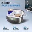 Rechargeable Hearing Aids for Seniors with Noise Cancelling 16-Channel Digital Chip Volume Control Invisible OTC Hearing Aids not Amplifiers