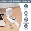 Hearing Aids for Seniors, Rechargeable Hearing Aid with Noise Cancelling Invisible Hearing Amplifiers with Charging Box, Easy to Carry