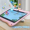 7 inch Android 13 Tablet for Kids, 4GB RAM 64GB ROM, Quad Core Kids Tablets with Shockproof Case, Parental Control, Dual Camera, Pink